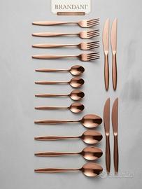 Brandsni posate rise gold 4 persone