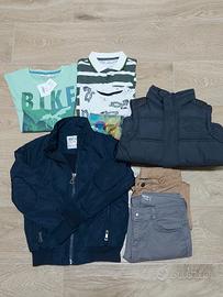 Lotto abbigliamento bambino 8 anni