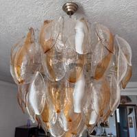 Lampadario vetro soffiato