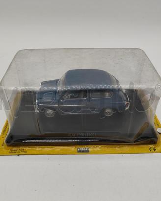 FIAT 600 D 1960 QUATTRORUOTE 1/24 MODELLINO