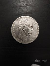 5 Lire 1879 Umberto I
