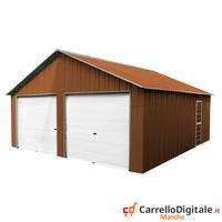 Box cantiere 664x721 810kg saracinesche fin legno