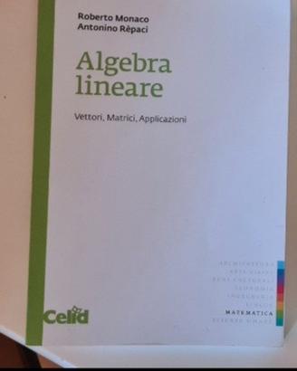 Algebra Lineare