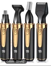 TRIMMER 4in1 con Display NASO ORECCHIE BARBA PELI