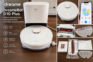 Robot DreameBot D10 Plus con base autosvuotante