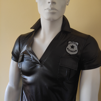 Camicia Costume Polizia Sexy Pvc Lattex Cosplay