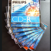 7 CD-R Philips 700mb 80 minuti 52x