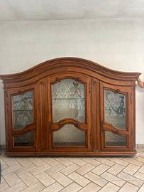 Mobile da sala con cristalliera