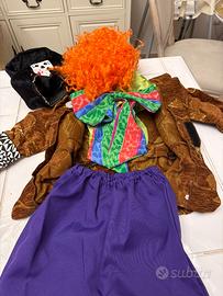 Costume clown 3/5 anni