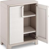 Keter Armadio Basso Gulliver, 2 Ripiani Regolabili