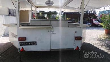 Rimorchio carrello uso negozio birra vendita food