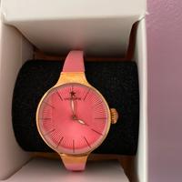 Orologio HOOPS donna nuovo con scatola-rosa