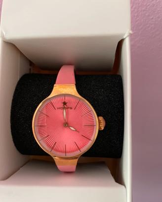 Orologio HOOPS donna nuovo con scatola-rosa
