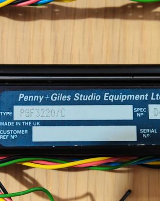 FADER PENNY GILES PGF3220 MIDAS - STUDER