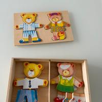 Puzzle in legno