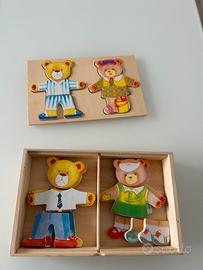 Puzzle in legno