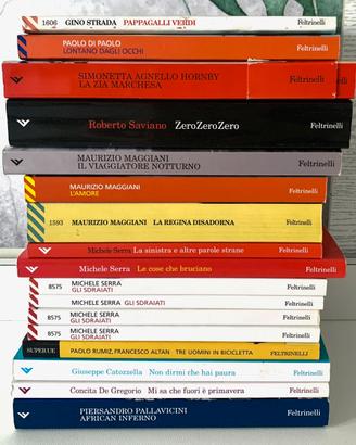 17 libri Feltrinelli di autori italiani