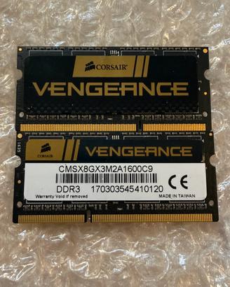 RAM Vengeance 8gb (2x 4gb)
