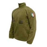Felpa in Pile Mezza Zip