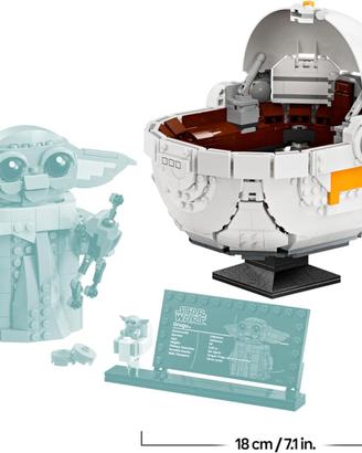 LEGO Star Wars 75403 Grogu e Carrozzina con Rana S