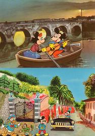 1963 ( 8 ) cartoline nuove walt disney vintage