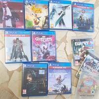 9 giochi PS4 (God of War, Bloodborn, FF7 rem ecc.