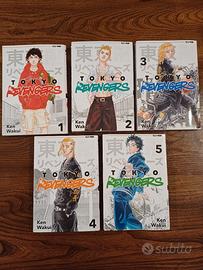 5 libri manga. Tokyo Revengers 