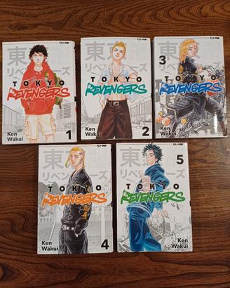 5 libri manga. Tokyo Revengers 