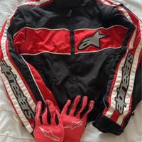 Giacca e guanti moto Alpinestars