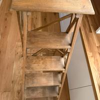 Scala in legno da biblioteca anni ‘50