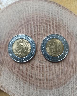 Monete 500 lire 1992 scoperta dell'America 