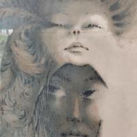 GRANDE Litografia orig.de Geniés "Minerve"cm.94x74