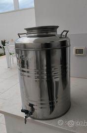 contenitore acciaio inox 50l