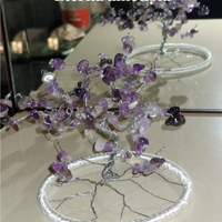 Albero artigianale porta-energia Eterna Ametista