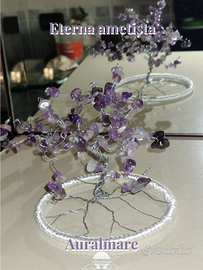 Albero artigianale porta-energia Eterna Ametista