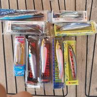 Artificiali top water, spinning al tonno