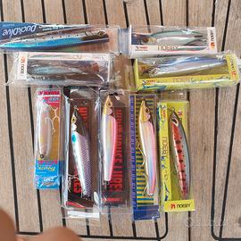 Artificiali top water, spinning al tonno