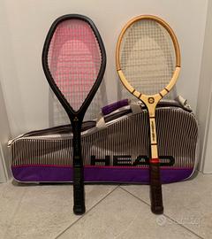 Coppia racchette da tennis vintage da collezione