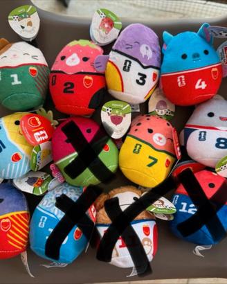 Lotto 8 Peluche Squishmallows McDonald's Fifa