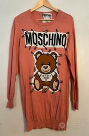 Abito maglia rosa antico Moschino Couture