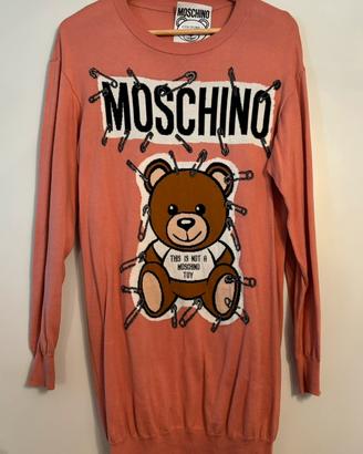 Abito maglia rosa antico Moschino Couture