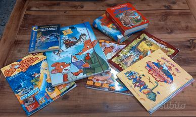 Lotto Geronomo Stilton LIBRI quaderni scuola
