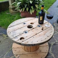 bobine uso tavolino per giardino 