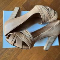 Max Mara-Intrend décolleté open toe cipria