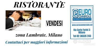 112/26 RISTORANTE di mq 138 zona Lambrate