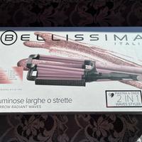 Piastra capelli a onde strette o larghe