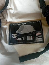 tenda quechua 3 posti 3 seconds