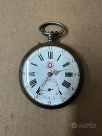 Orologio da taschino Vapore Regulateur argento 800