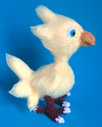 Final Fantasy Chocobo peluche plush crochet
