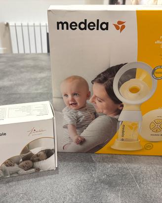 2 tiralatte elettrici medela swing flex e kissbobo